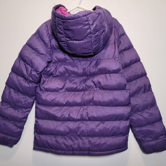 Girl's hooded puffer jacket- size 7–8. - Picture 5 of 7